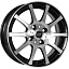 Диск Megami MGM-2 R15x6 4x100 ET50 CB60.1 BKF