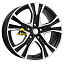 Диск K&K 7x17/5x112 ET54 D57,1 КС673 Алмаз черный