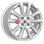 Диск K&K 6,5x16/4x100 ET41 D60,1 КС1026 Сильвер