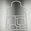 Прокладка под блок Mercury 30-60 (8M0000822) (Sinera)
