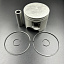 Поршневой комплект Yamaha 115-225 (P) (23mm) (0.25mm) (KACAWA)