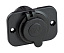 Разъем прикуривателя на панели, врезной, чёрный