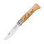 Нож Opinel №8 Animalia, нержавеющая сталь, рукоять дуб, гравировка собака, 001622